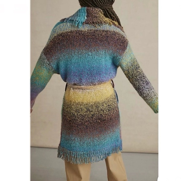 Multicolor Knit Women's Sweater - Picture 4 of 10